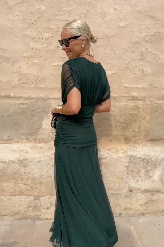 Aurora Belisse™ | Vestido largo que estiliza y eleva tu elegancia