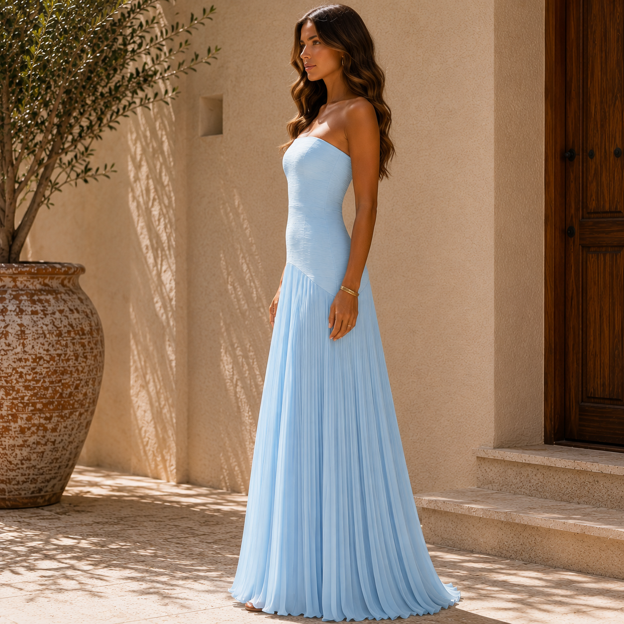 Almudena | Vestido Elegancia Sofisticada que Estiliza con Delicadeza