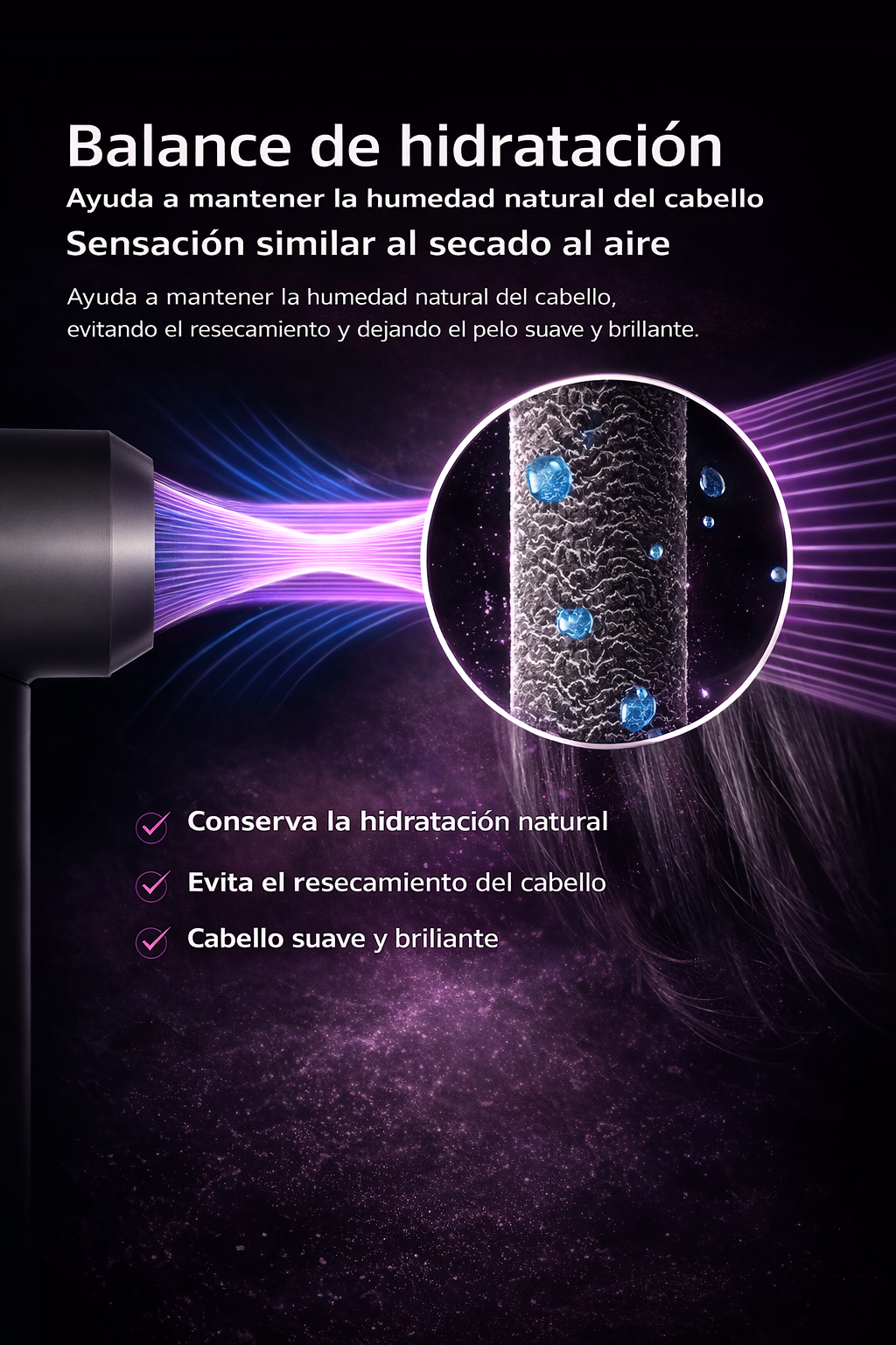 NovaFli-Secador de Pelo Alta Velocidad Sin Aspas Ultima oferta, corre!!!!