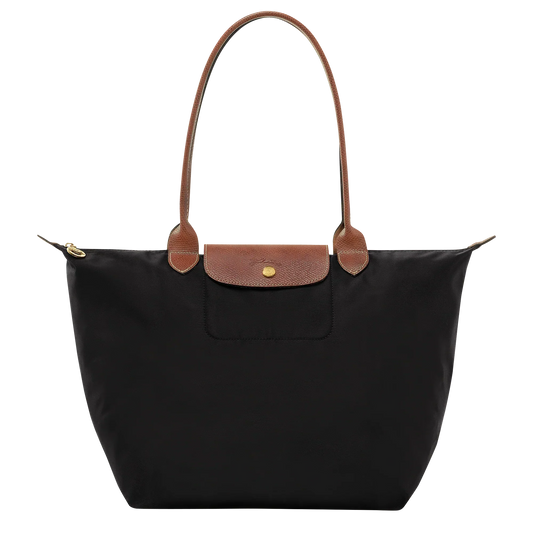 Bolso tote plegable grande | color negro