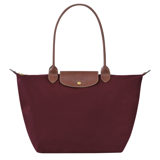Bolso tote plegable grande | color burdeos