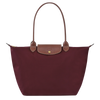 Bolso tote plegable grande | color burdeos