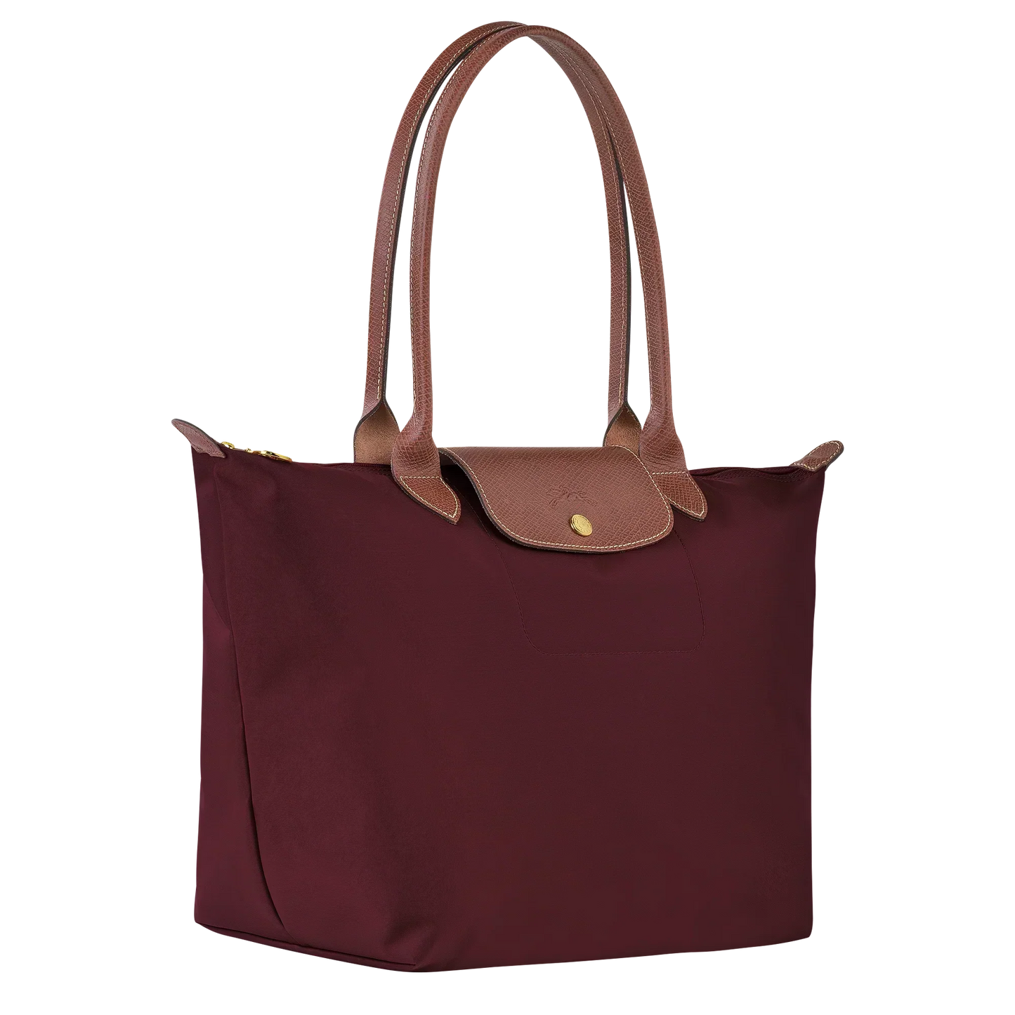 Bolso tote plegable grande | color burdeos