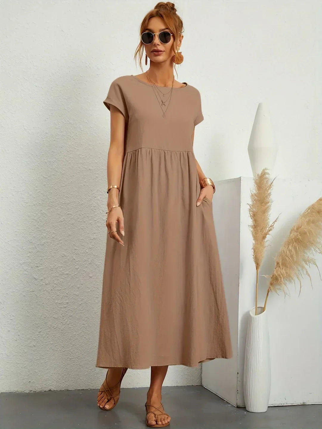 Camila | Vestido midi fluido de elegancia atemporal