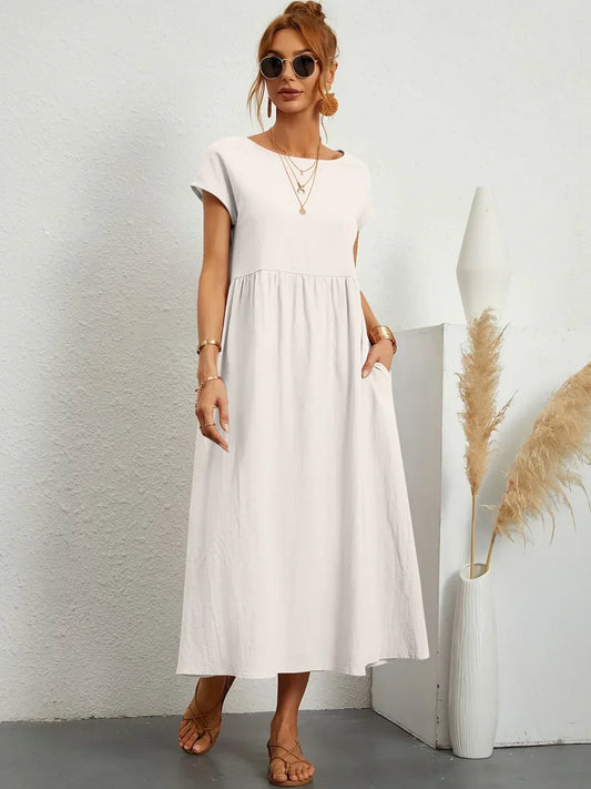 Camila | Vestido midi fluido de elegancia atemporal