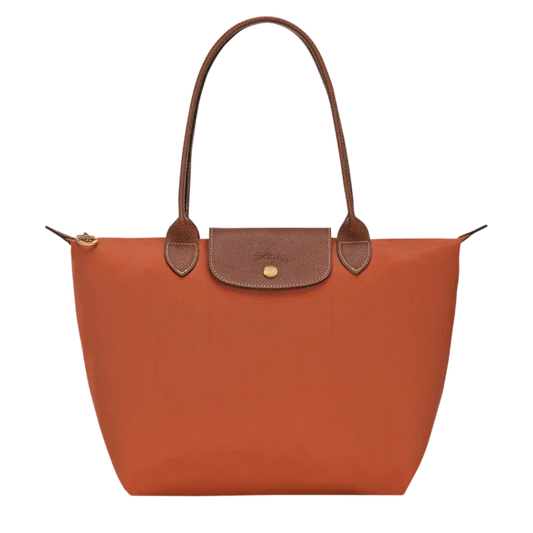 Bolso tote plegable grande | color ladrillo