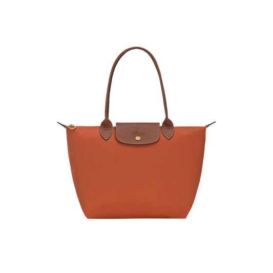 Bolso tote plegable grande | color ladrillo