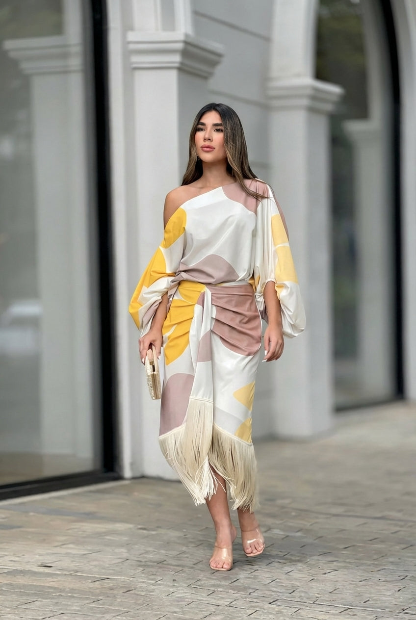 Julia | Conjunto dos piezas con flecos