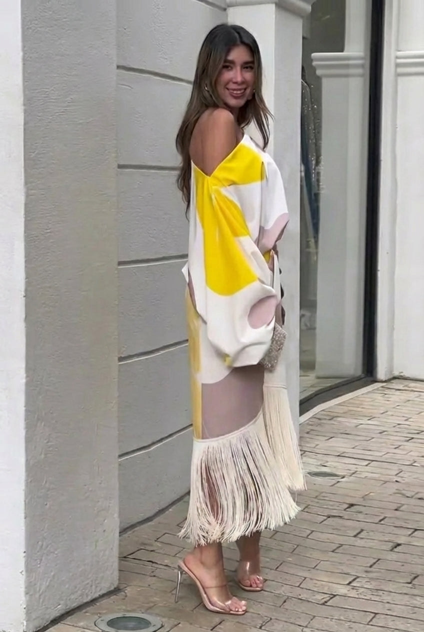 Julia | Conjunto dos piezas con flecos