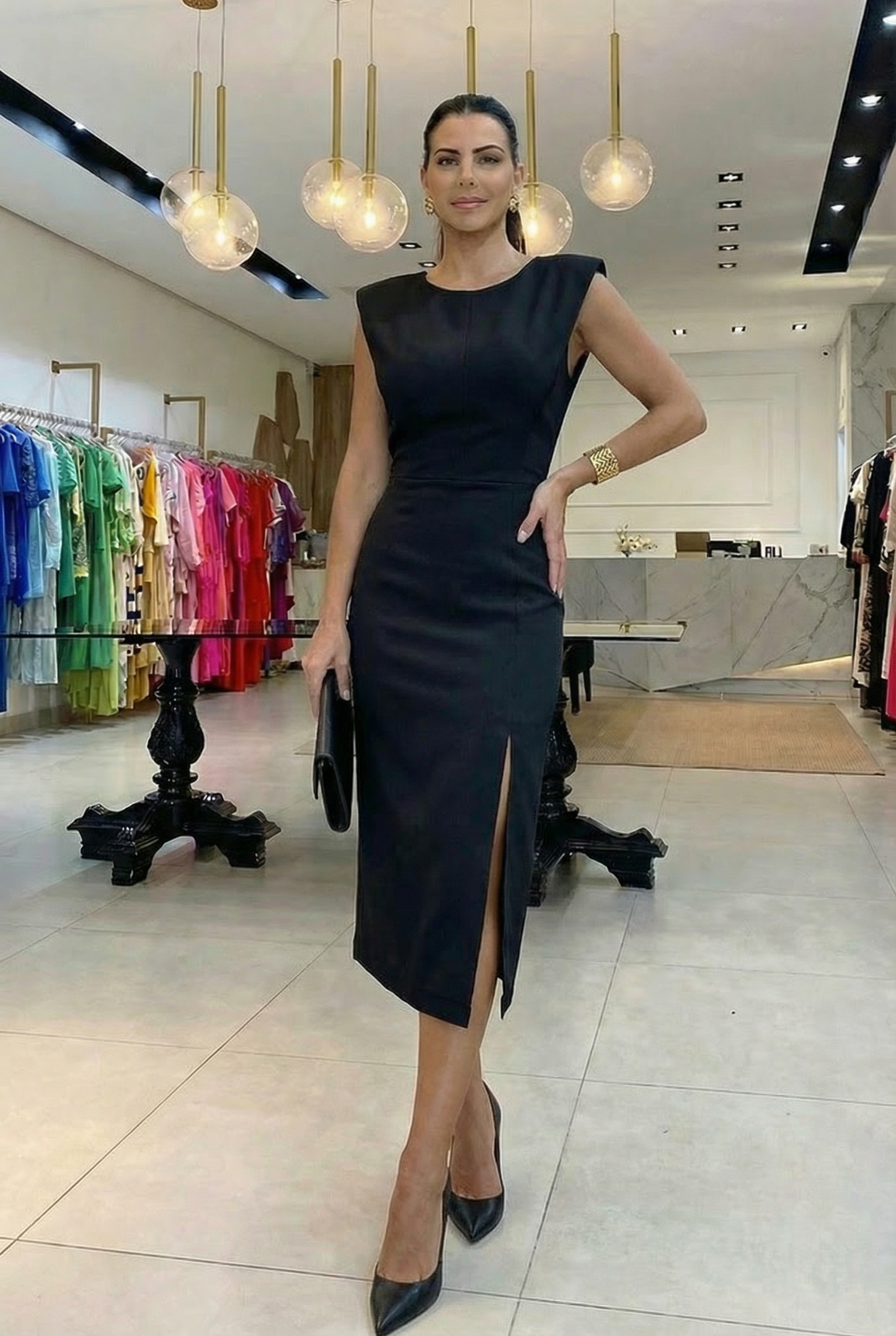 Valentina | Vestido Elegante con Abertura