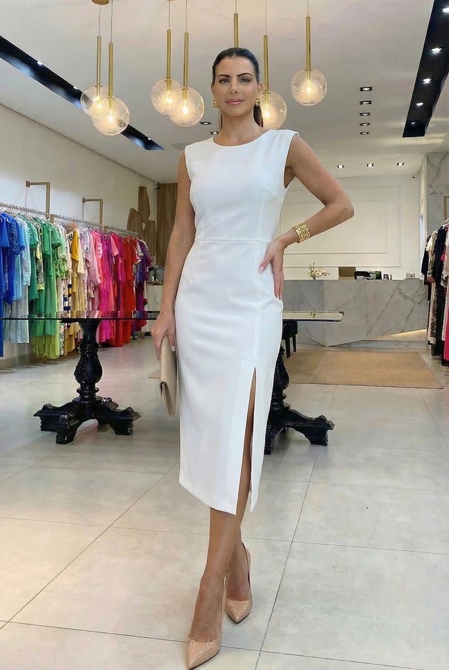 Valentina | Vestido Elegante con Abertura