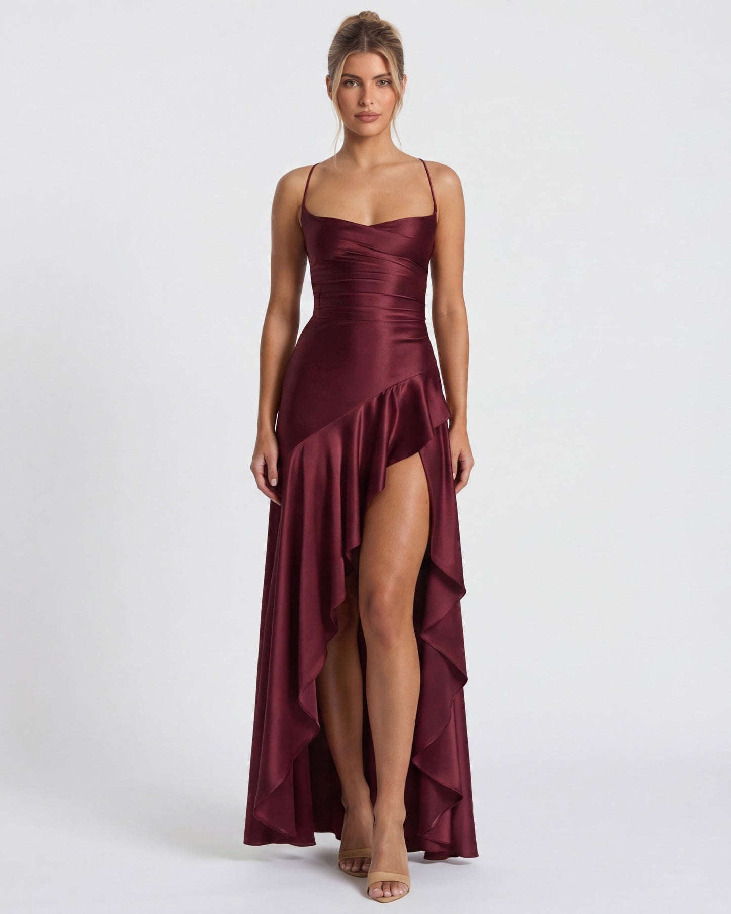 Ariana | Vestido Largo Drapeado