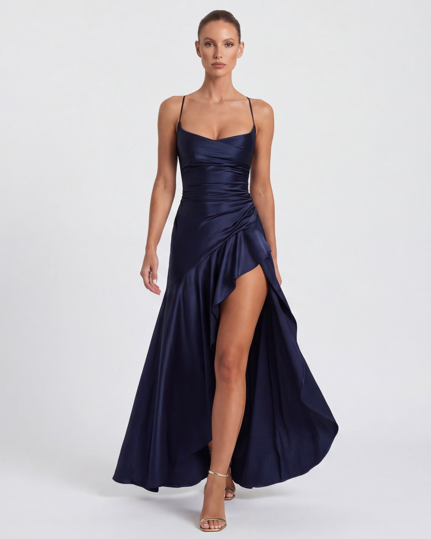 Ariana | Vestido Largo Drapeado