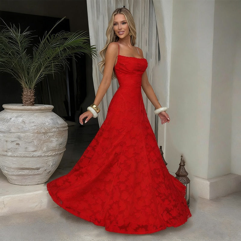 THALÍA | Elegante vestido largo de encaje