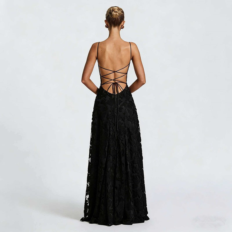 THALÍA | Elegante vestido largo de encaje