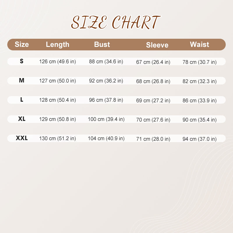 Carmen | Vestido largo de manga larga con cuello en V para mujer