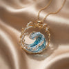 Collar Juramento al Océano: Colgante Oceánico de Elegancia